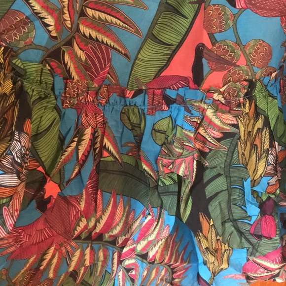 🎉Hist Pick🎉 Farm Rio Totally Tuiuiu Halter Maxi Dress size L - Picture 8 of 15